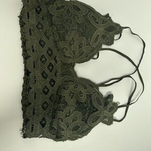 Victoria's Secret Black Floral Bra